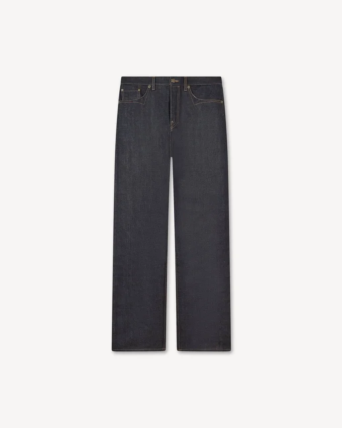 Low-Waist Jeans in Japanese Denim Low-Waist Jeans in Japanese Denim