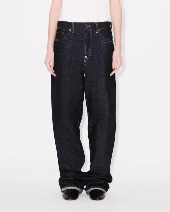 Low-Waist Jeans in Japanese Denim Low-Waist Jeans in Japanese Denim