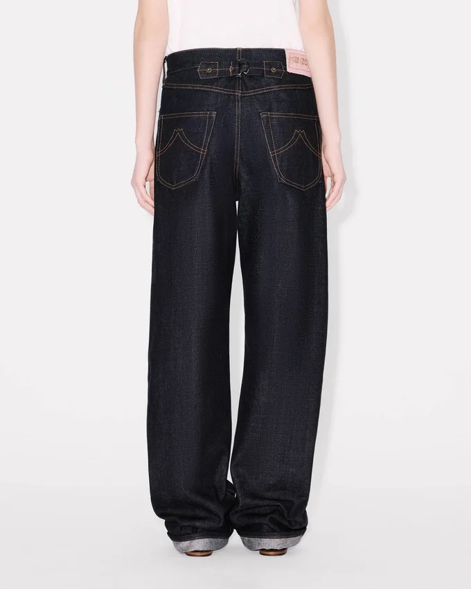 Low-Waist Jeans in Japanese Denim Low-Waist Jeans in Japanese Denim