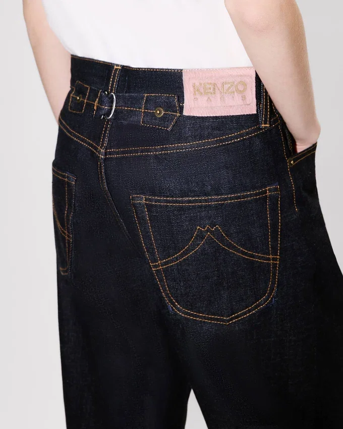 Low-Waist Jeans in Japanese Denim Low-Waist Jeans in Japanese Denim
