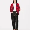 Lunar New Year’ Cardigan in Mixed Cotton and Wool Lunar New Year’ Cardigan in Mixed Cotton and Wool
