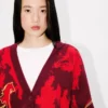 Lunar New Year’ Cardigan in Mixed Cotton and Wool Lunar New Year’ Cardigan in Mixed Cotton and Wool