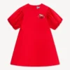 Lunar New Year’ Embroidered Dress in Poplin