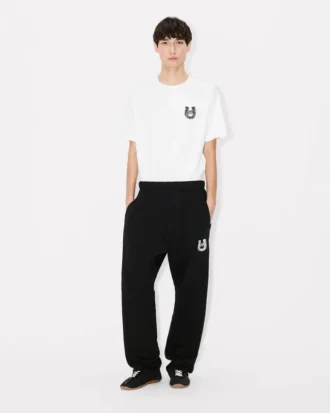 Lunar New Year’ Embroidered Straight Jogpants in Cotton Lunar New Year’ Embroidered Straight Jogpants in Cotton