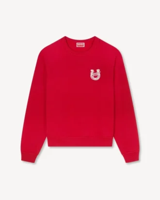 Lunar New Year’ Embroidered Sweatshirt in Cotton Lunar New Year’ Embroidered Sweatshirt in Cotton