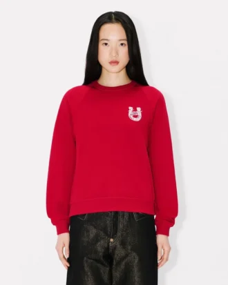 Lunar New Year’ Embroidered Sweatshirt in Cotton Lunar New Year’ Embroidered Sweatshirt in Cotton