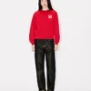 Lunar New Year’ Embroidered Sweatshirt in Cotton Lunar New Year’ Embroidered Sweatshirt in Cotton
