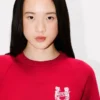 Lunar New Year’ Embroidered Sweatshirt in Cotton Lunar New Year’ Embroidered Sweatshirt in Cotton