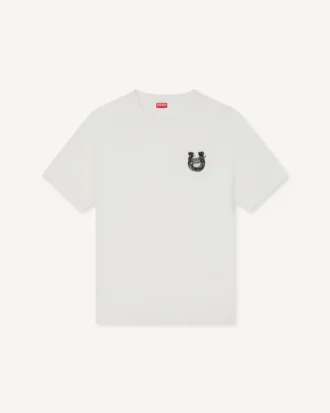Lunar New Year’ Embroidered T-Shirt in Cotton Lunar New Year’ Embroidered T-Shirt in Cotton