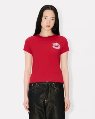 Lunar New Year’ Embroidered T-Shirt in Cotton Lunar New Year’ Embroidered T-Shirt in Cotton