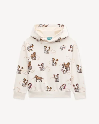 Lunar New Year’ Oversized Hooded Sweatshirt in French Terry