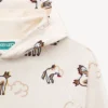 Lunar New Year’ Oversized Hooded Sweatshirt in French Terry