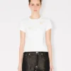 Multi ‘Boke Flower’ Embroidered T-Shirt in Cotton Multi ‘Boke Flower’ Embroidered T-Shirt in Cotton