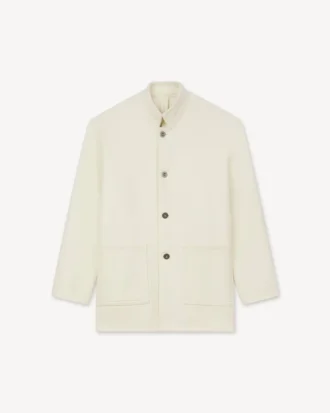Officer Coat in Virgin Wool
