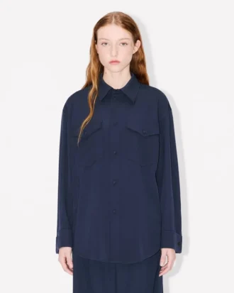 Overshirt in Virgin Wool