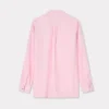 Oversized Bow Shirt in Mixed Silk Oversized Bow Shirt in Mixed Silk