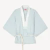 Oversized Kimono Shirt in Stone Bleach Chambray Oversized Kimono Shirt in Stone Bleach Chambray