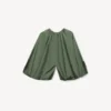 Oversized Pleated Blouse in Cotton Poplin Oversized Pleated Blouse in Cotton Poplin