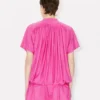 Oversized Pleated Dress in Silk Floss Oversized Pleated Dress in Silk Floss
