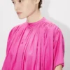 Oversized Pleated Dress in Silk Floss Oversized Pleated Dress in Silk Floss