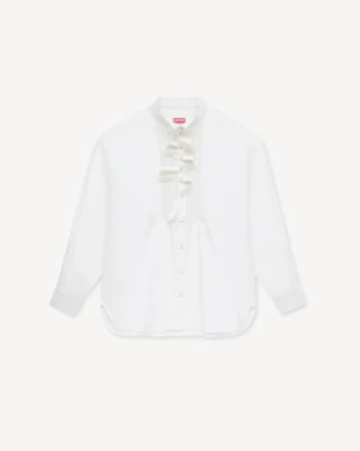 Oversized Shirt in Cotton Poplin