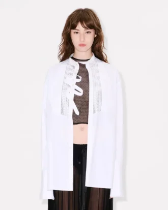 Oversized Shirt in Cotton Poplin