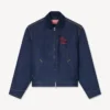 Padded Workwear Jacket in Japanese Denim
