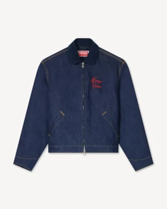Padded Workwear Jacket in Japanese Denim Padded Workwear Jacket in Japanese Denim