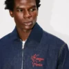 Padded Workwear Jacket in Japanese Denim