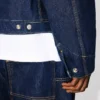 Padded Workwear Jacket in Japanese Denim