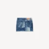 Patchwork Short Skirt in Japanese Denim Patchwork Short Skirt in Japanese Denim