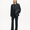 Peaked Lapel Blazer in Virgin Wool and Silk Peaked Lapel Blazer in Virgin Wool and Silk