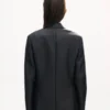 Peaked Lapel Blazer in Virgin Wool and Silk Peaked Lapel Blazer in Virgin Wool and Silk