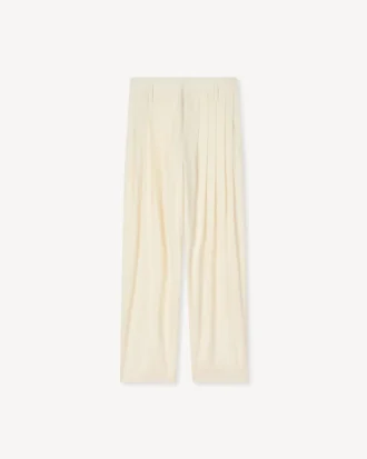 Pleated Pants in Virgin Wool Pleated Pants in Virgin Wool