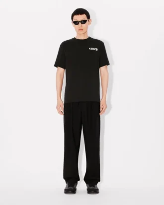 Pleated Tailored Pants in Virgin Wool