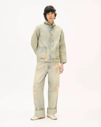 Shawl Chore Jacket in Japanese Denim