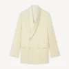 Shawl Collar Blazer in Virgin Wool