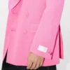 Shawl Lapel Double Breasted Jacket in Virgin Wool Shawl Lapel Double Breasted Jacket in Virgin Wool