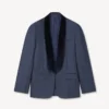 Shawl Lapel Tailored Jacket in Virgin Wool Slik Shawl Lapel Tailored Jacket in Virgin Wool Slik