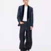 Shawl Lapel Tailored Jacket in Virgin Wool Slik Shawl Lapel Tailored Jacket in Virgin Wool Slik