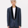 Shawl Lapel Tailored Jacket in Virgin Wool Slik Shawl Lapel Tailored Jacket in Virgin Wool Slik