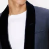 Shawl Lapel Tailored Jacket in Virgin Wool Slik Shawl Lapel Tailored Jacket in Virgin Wool Slik