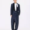 Pleated Pants in Virgin Wool Silk Pleated Pants in Virgin Wool Silk