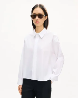 Shirt in Cotton Poplin
