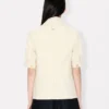 Short Balloon Sleeves Peacoat in Virgin Wool Short Balloon Sleeves Peacoat in Virgin Wool