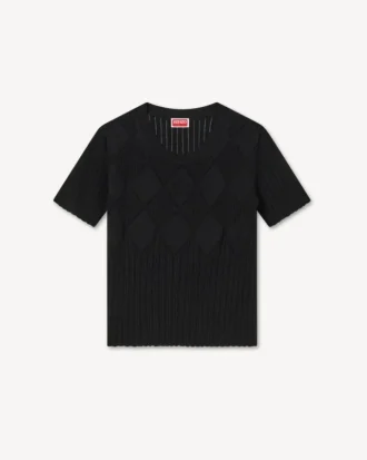 Short Sleeve Knit Top