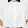Short Sleeves Shirt in Poplin Cotton Short Sleeves Shirt in Poplin Cotton