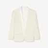 Single Breasted Kimono Blazer in Virgin Wool Single Breasted Kimono Blazer in Virgin Wool