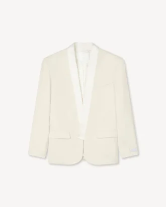 Single Breasted Kimono Blazer in Virgin Wool
