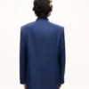 Single Breasted Kimono Tailored Jacket in Viring Wool Single Breasted Kimono Tailored Jacket in Viring Wool